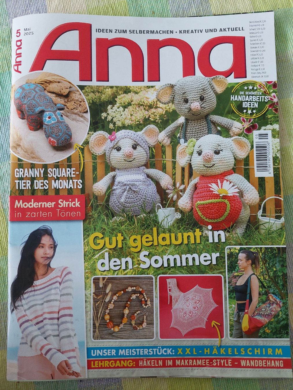 Riviste & Magazine: Anna Näh- und Bastelzeitschrift 05/2025 – Nuovo (secondo la descrizione) da Dübendorf venduto da Volino