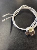 100 Stück Lampenfassungen GU 5.3, Keramik mit 0.4m Kabel