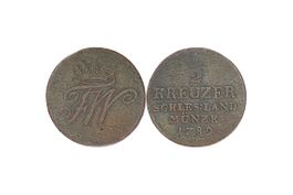 Brandenburg Preussen 1/2 Kreuzer von 1789 B