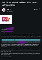 SNCF TGV Bon D‘Achat Gutschein Voucher Discount