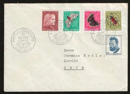 Pro Juventute Serie 1953 auf FDC