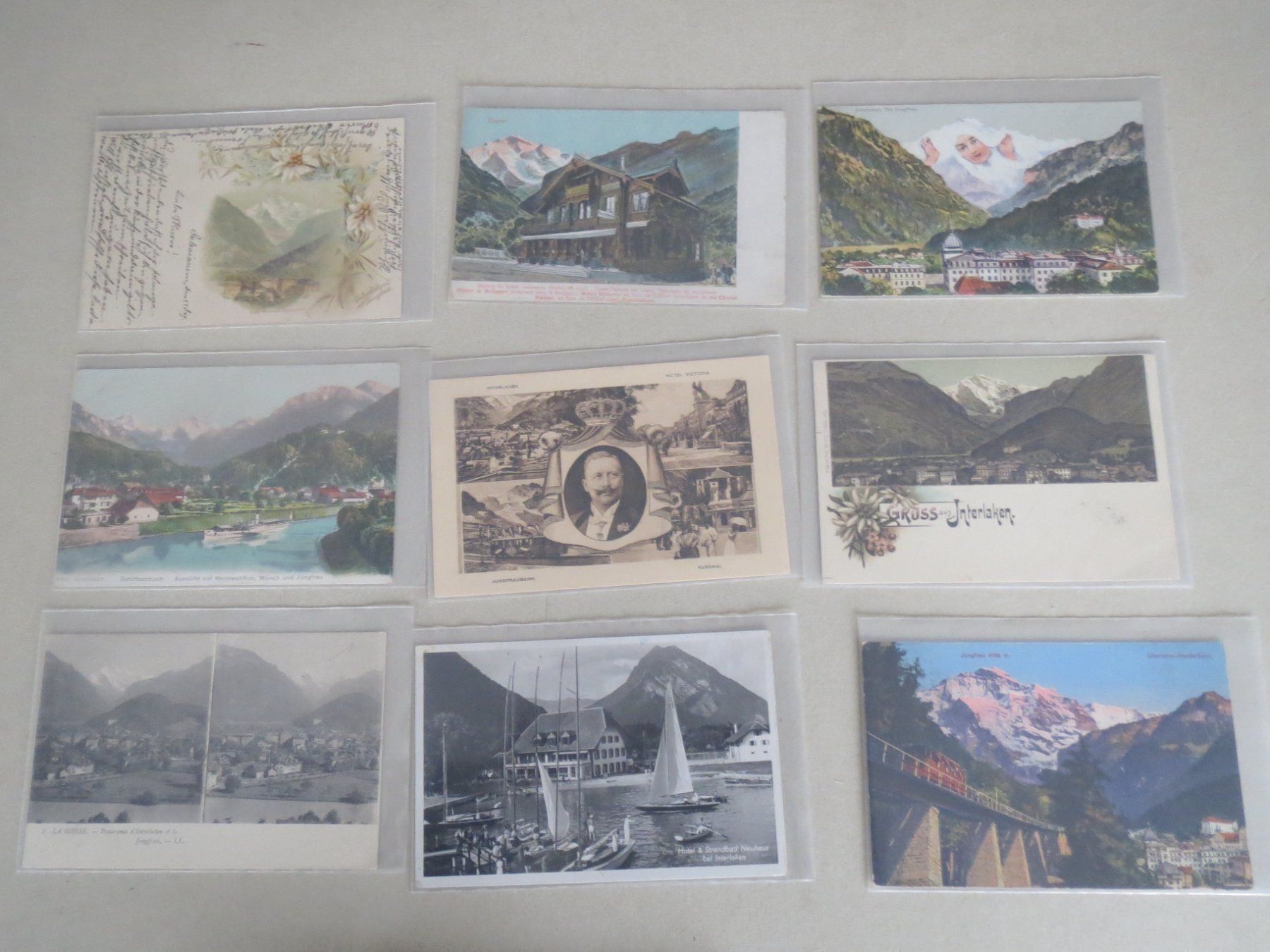 Cartoline postali: Interlaken, etwa 450 alte Ansichtskarten – Usato da Tagelswangen venduto da Miski 4