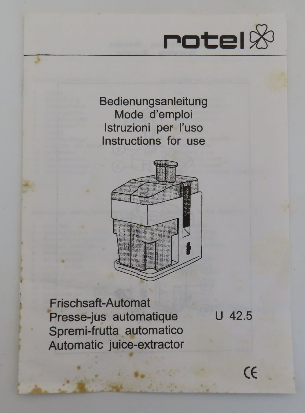 Rotel Elettrodomestici da cucina: Rotel Frischsaft-Automat – Usato da Reinach BL venduto da WBZ-Flohmarkt 8