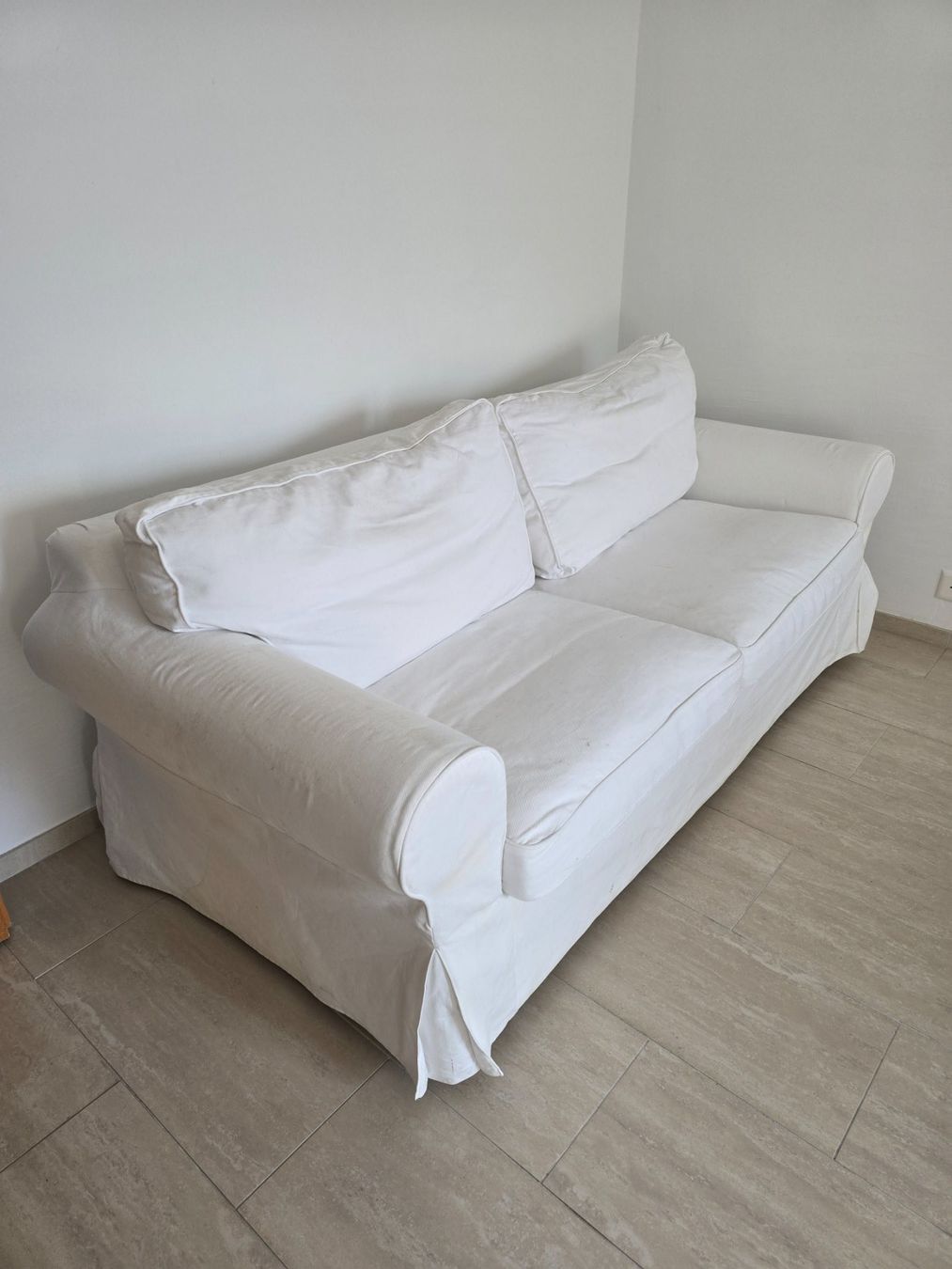 Ikea Sofas: Bettsofa Ektorp weiss – D'occasion à Matzingen par Lilo1407