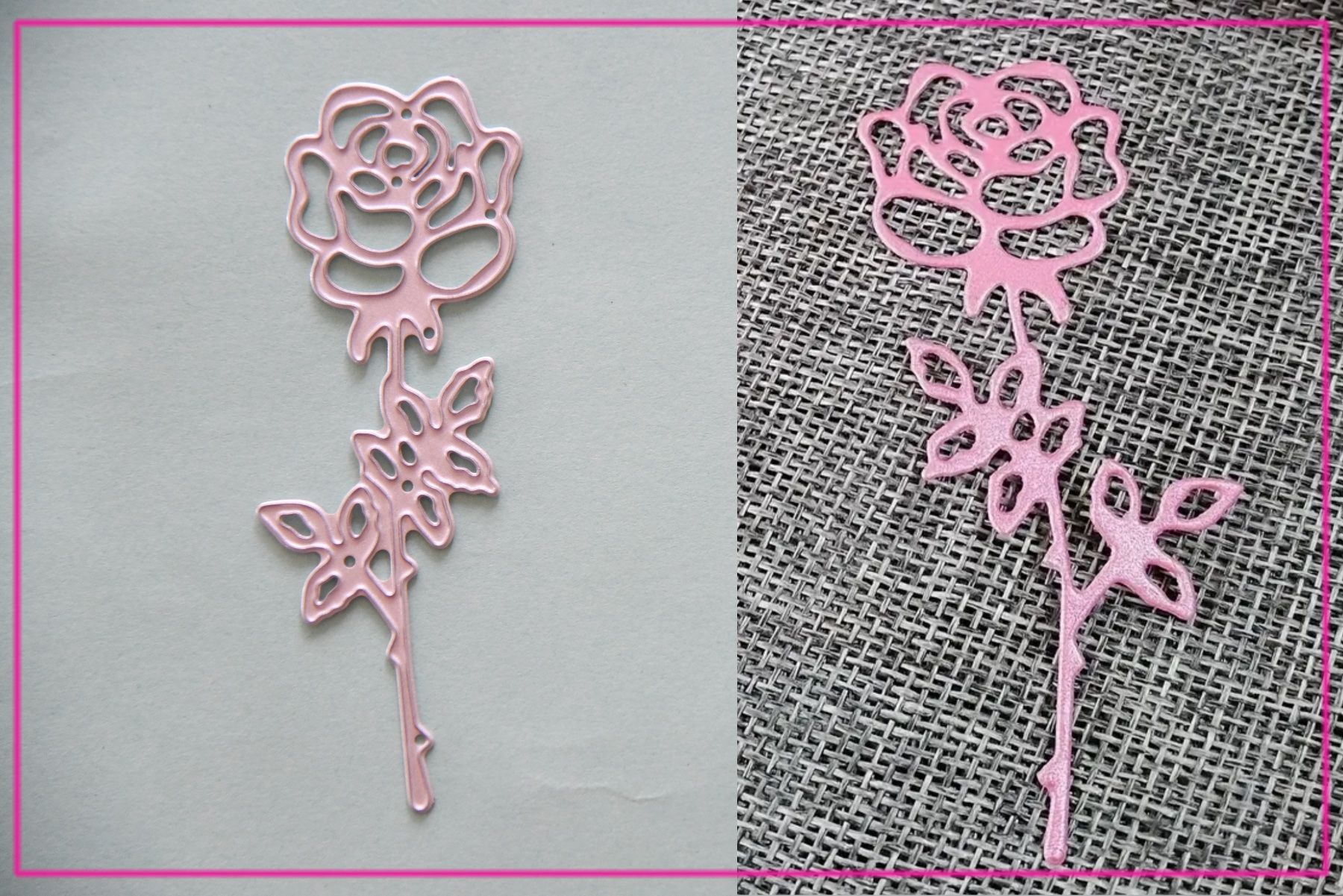 Schablonen: Rose  - Stanzschablone – Neu und originalverpackt aus Frenkendorf von jazzplatten