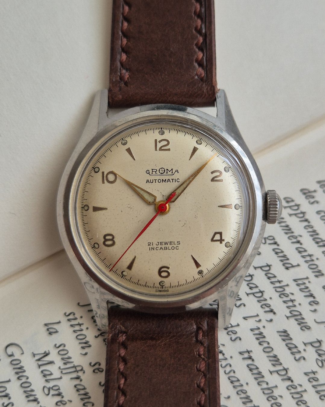 Montres: Montre Groma Automatic Vintage. Révisée – D'occasion à Romanel-s-Lausanne par kev_r7mx
