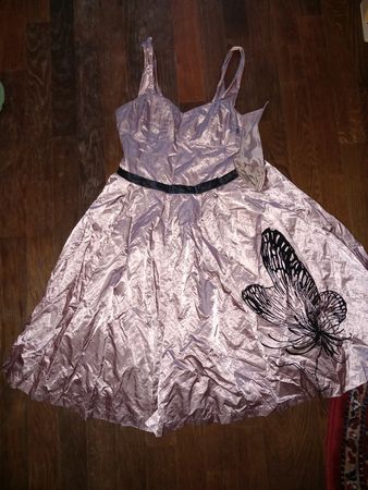 schönes Kleid in Windrose, Gr.36/38 (IT44)
