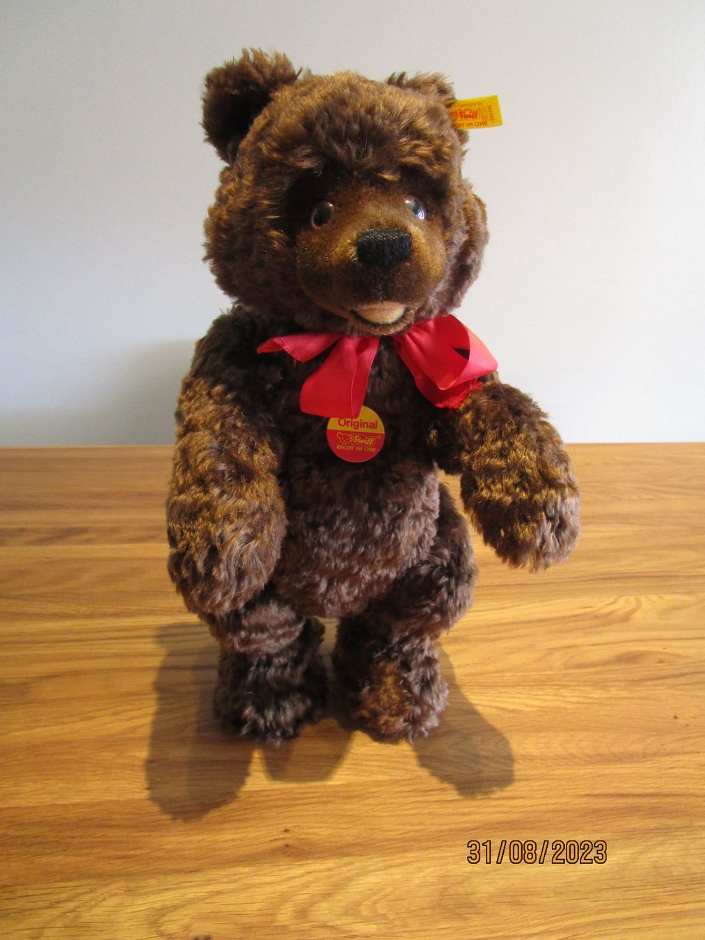 Steiff Giocattoli: STEIFF OURS ORIGINAL 8504  35cm  1997 – Nuovo (secondo la descrizione) da Chêne-Bourg venduto da breno56 1