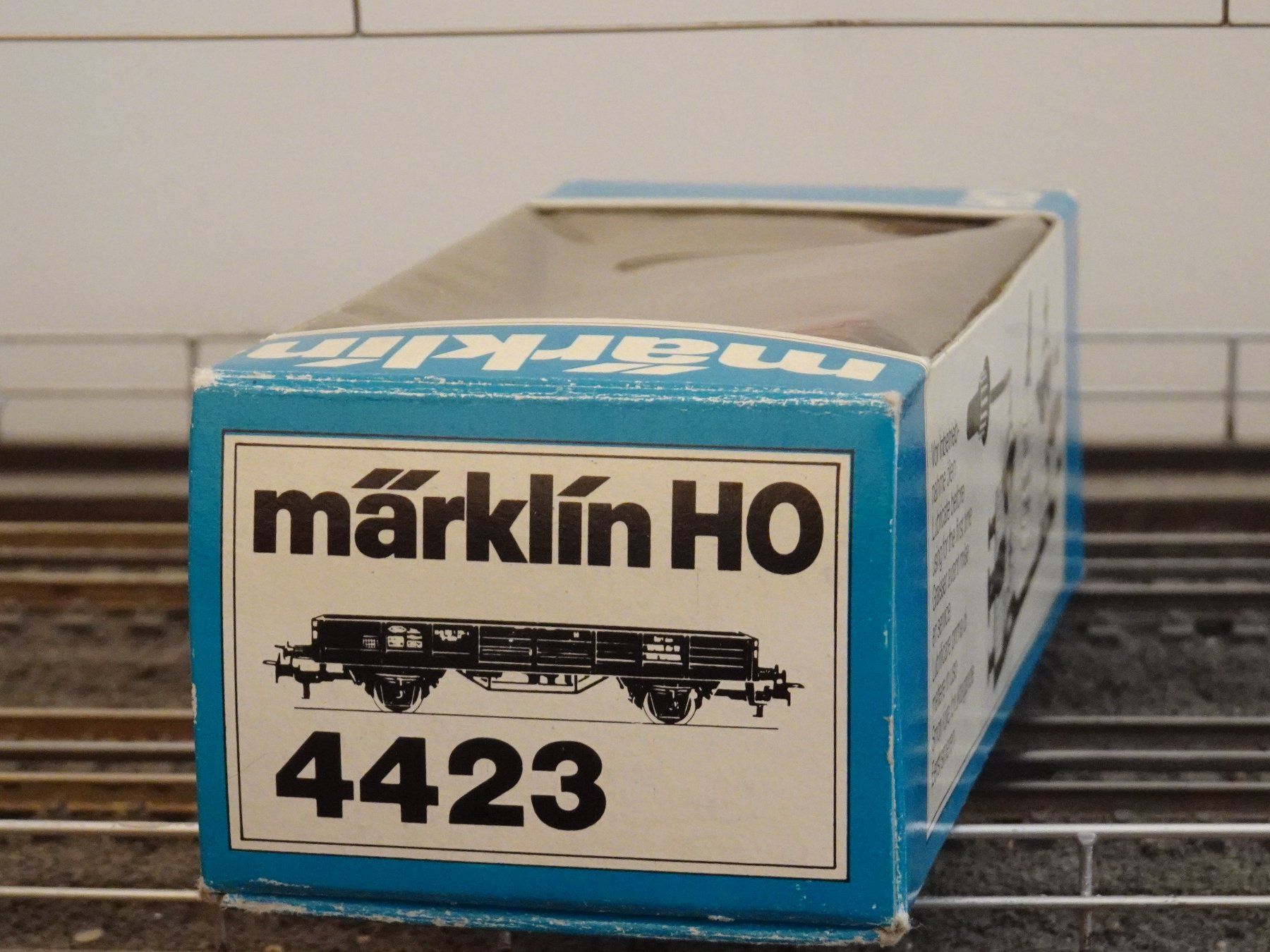 Märklin Modellini di ferrovie: Märklin 4423 Offener Güterwagen – Usato da Grossaffoltern venduto da berner85 5