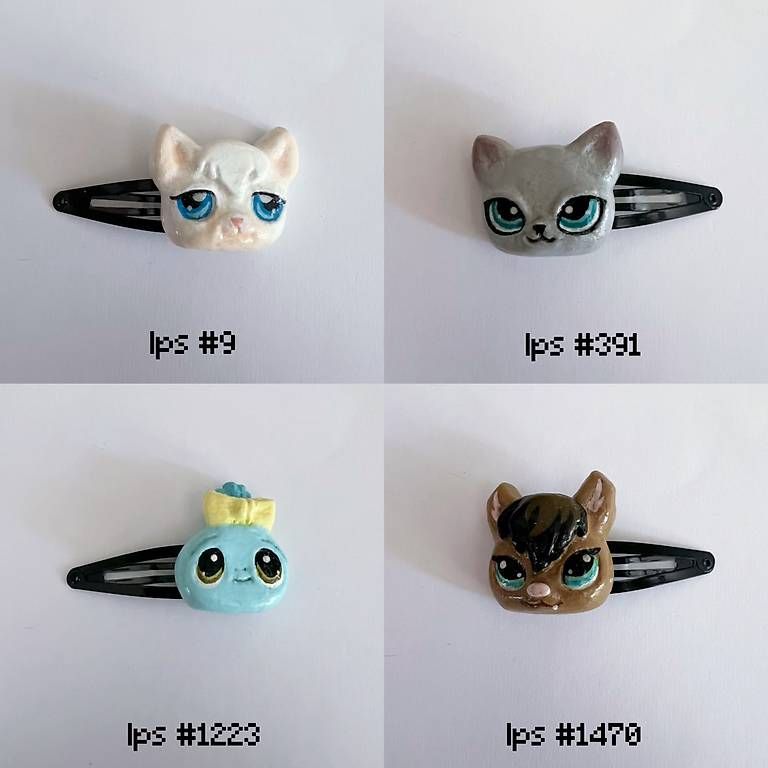 Accessori per capelli: Mollette fatte a mano dei Littlest Pet Shop – Nuovo (secondo la descrizione) da Camignolo venduto da any_yy25 2