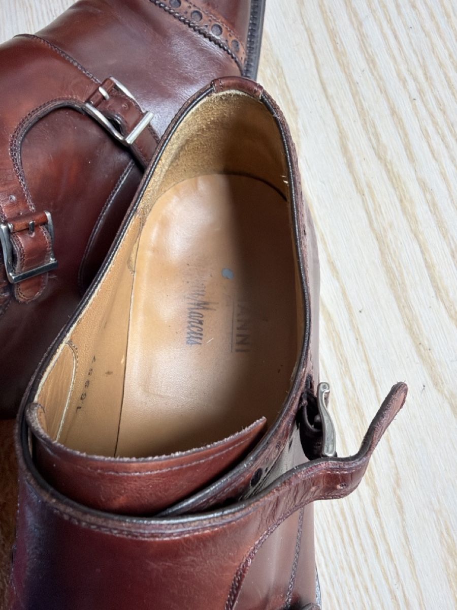 Scarpe da uomo: Magnanni double monk brogue shoes 8 41 – Usato da Mont-sur-Lausanne venduto da sashwindow 6