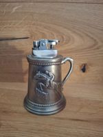 Sammlerstück: Antiker Feuerzeug-Krug mit Pferde-Motiv!