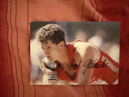 Autogrammkarte Beat Gähwiler Adidas Shot Putter guter Zustan