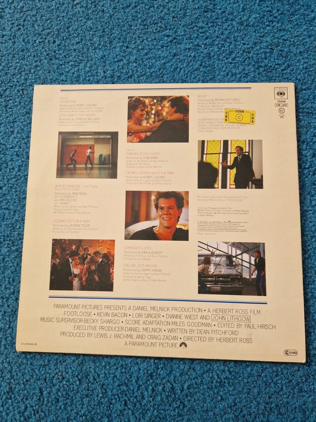 Dischi in vinile: LP "Footloose" original soundtrack – Usato da Aefligen venduto da Akoni 1