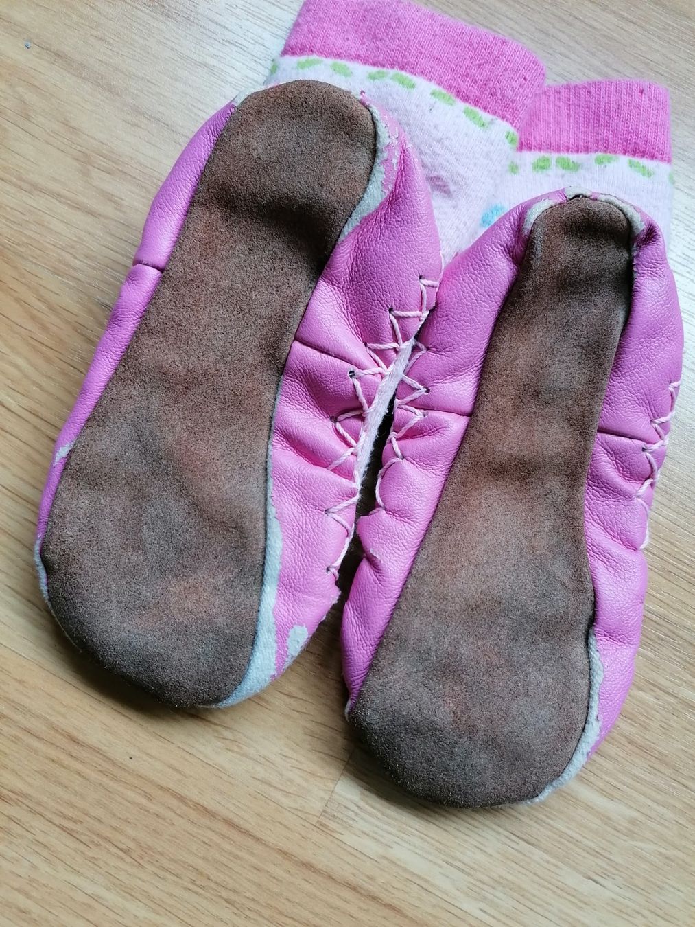 Calze per bambini: Socken-Lederfinkli Sohlenlänge ca. 16.5cm – Usato da Büttikon AG venduto da Amineah 5