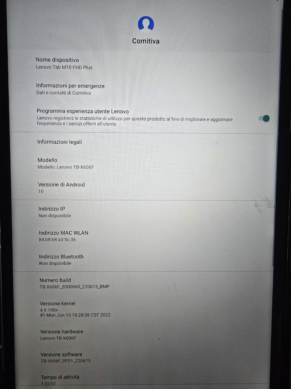 Lenovo Tablet PC: Lenovo Tab M10 FHD Plus – Nuovo (secondo la descrizione) da Safenwil venduto da Palaia94 6
