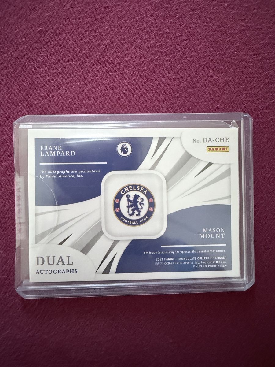 Panini Carte collezionabili: 2021 Panini Immaculate Collection Frank Lampard  Mason Mount – Nuovo (secondo la descrizione) da Wangen b. Olten venduto da Cedu96 1