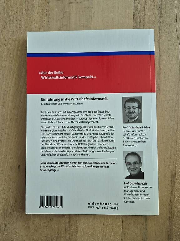 Libri: Buch Einführung in die Wirtschaftsinformatik – Usato da Buttisholz venduto da Ottilia31 1