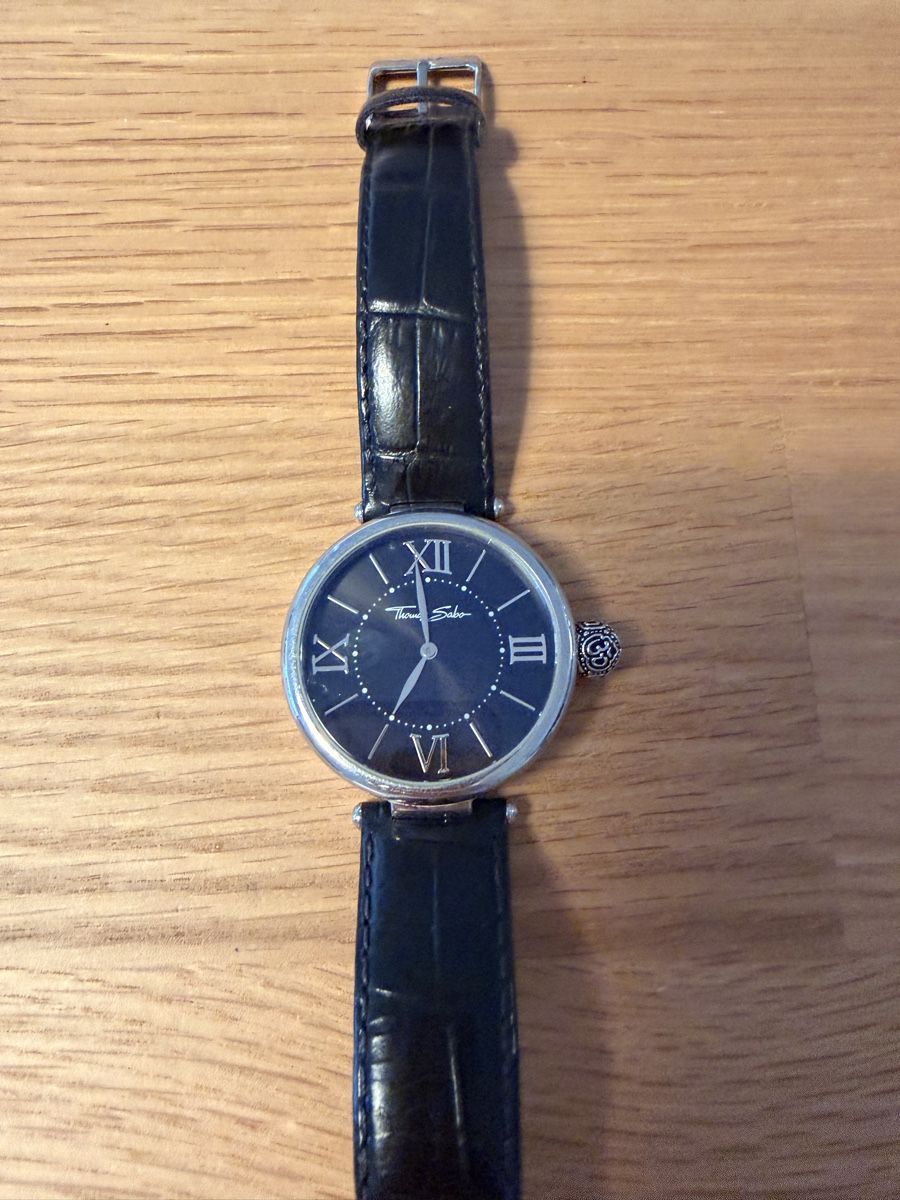 Thomas Sabo Orologi: Thomas Sabo Uhr mit Lederarmband – Usato da Rorschach venduto da nan_8rts 1