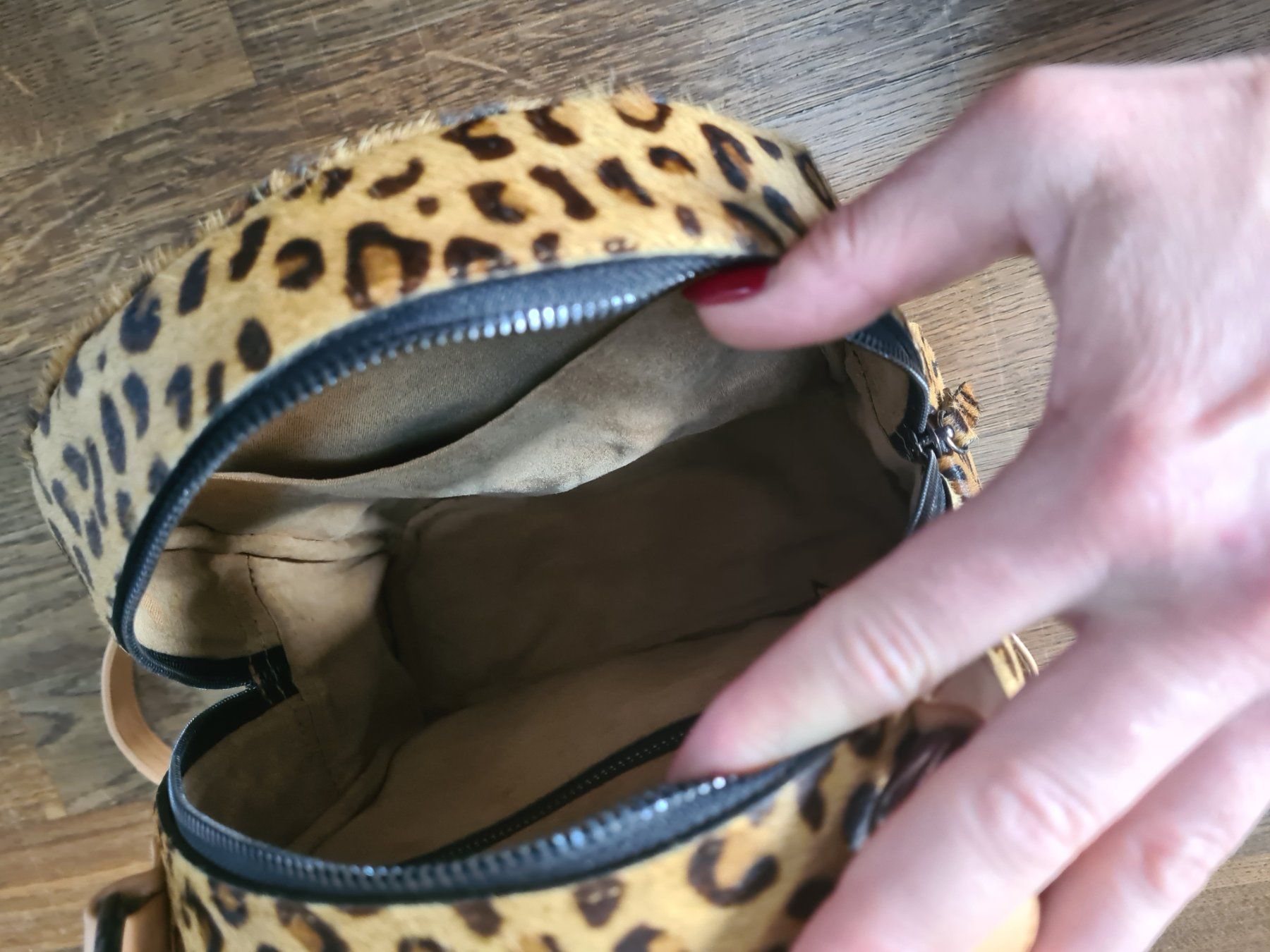 Zaini: Handmade NEW leather backpack leopard print – Nuovo (secondo la descrizione) da Zürich venduto da monadiederich 4