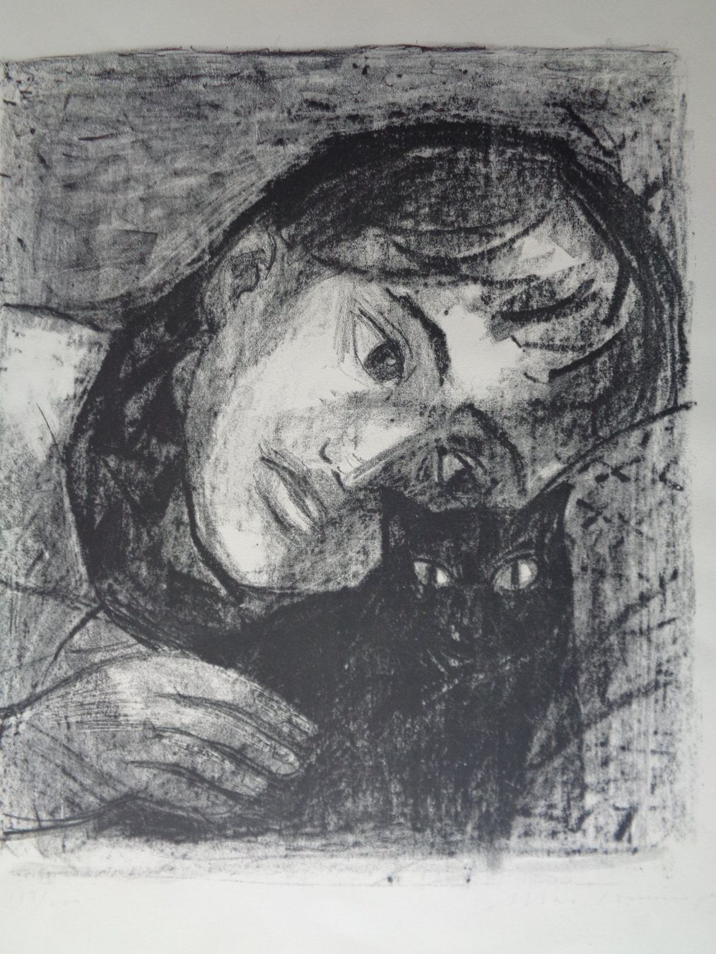 Grafica & Litografie: Lithographie von Max Truninger hinter Glas – Usato da Chur venduto da omonia 1