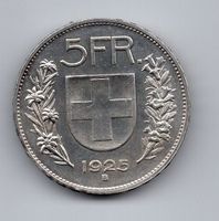 (179) CH, 5 Franken 1925, Tell, top stgl