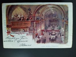 Antike Ansichtskarte, Kornhauskeller Bern, 1939?