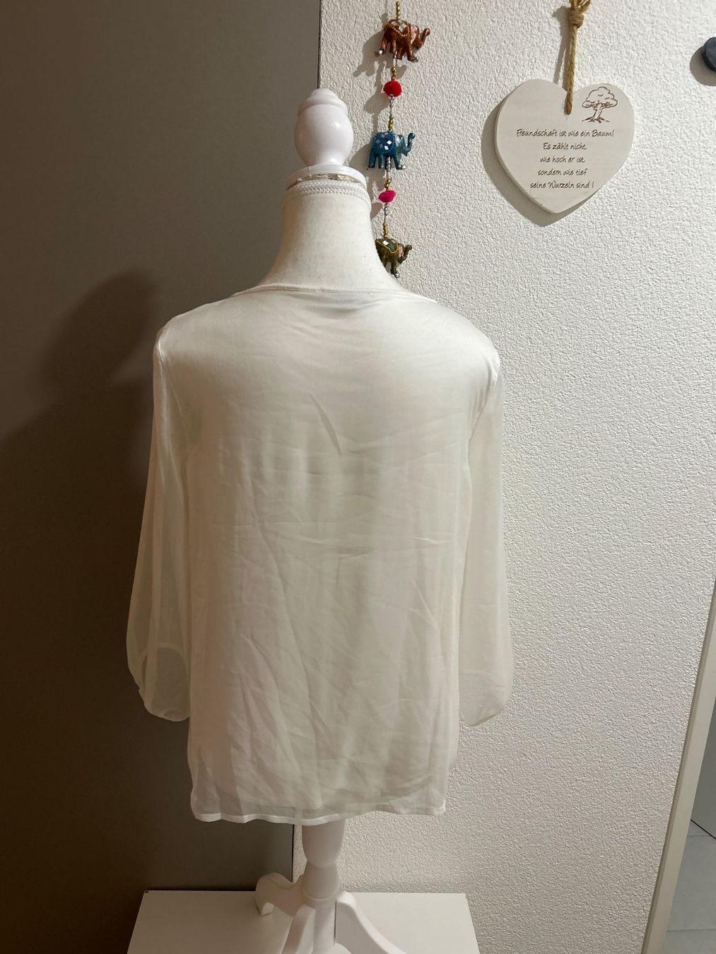 Comma Camicette: 3/4 Arm Bluse cremefarbig von comma Gr.34 – Usato da Brunnen venduto da Nala2929 5