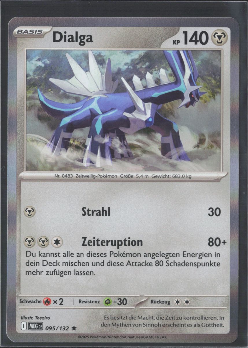 Pokémon Carte collezionabili: POKÉMON / Dialga / Mega Evolution / Holo 🇩🇪 – Usato da Herzogenbuchsee venduto da TCG-High-Quality