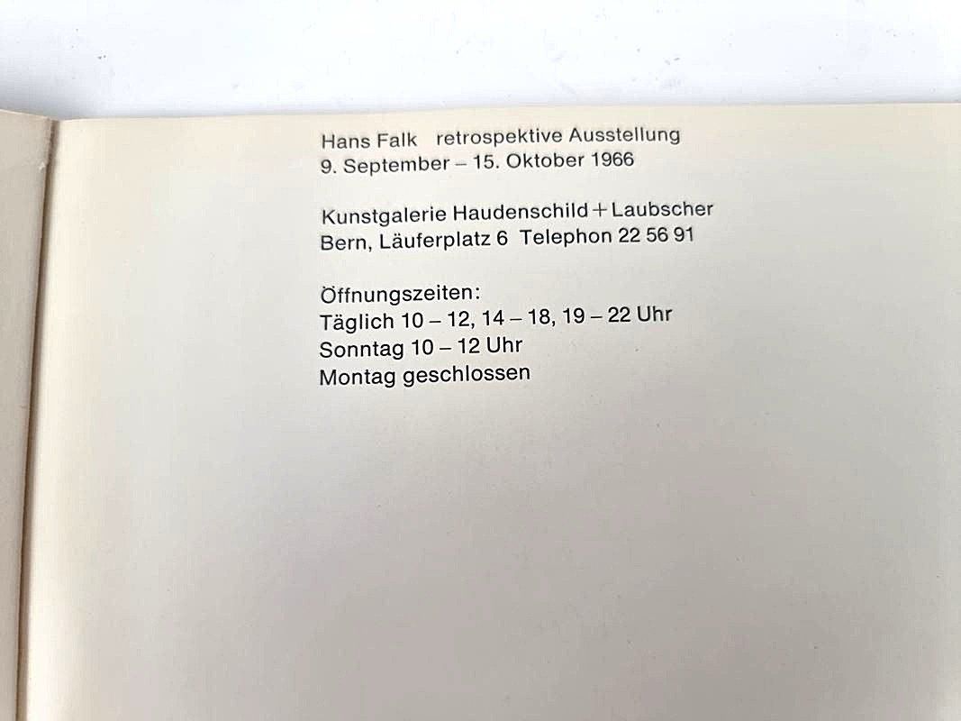 Libri: Buch Hans Falk – Usato da Urtenen-Schönbühl venduto da Restwert_Schoenbuehl 4