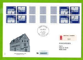 1970 FDC Kehrdruckmarken LP
