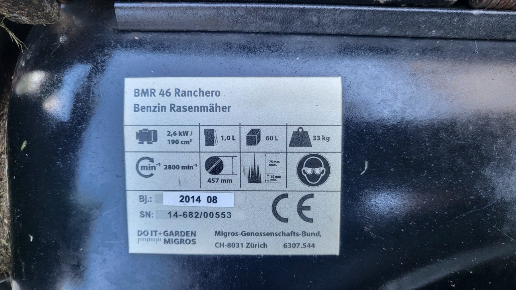 Tagliaerba: Ranchero BMR 46 mit Radantrieb – Usato da Burg AG venduto da Fregu0 3