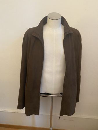 Edle Bugatti Lammnubuk Lederjacke, Grösse 52