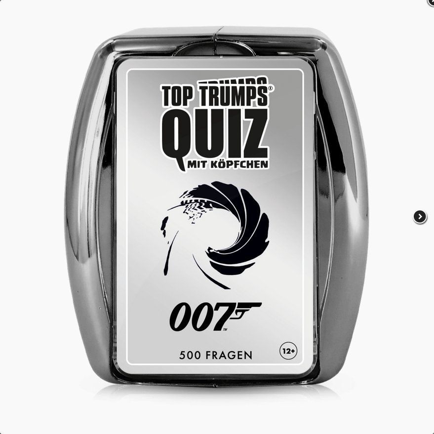 Giochi: Top Trumps Quiz - James Bond – Nuovo e nell'imballaggio originale da Oensingen venduto da Liquidations-Shop