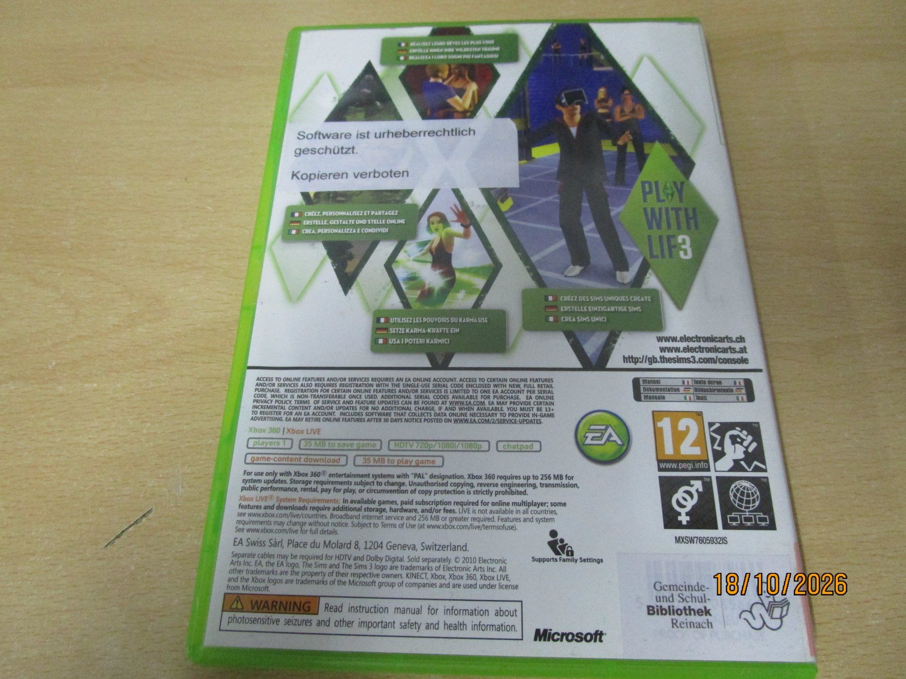 Microsoft Giochi: Die Sims 3 Xbox 360 Xbox360 – Usato da Goldau venduto da agestuffer 1