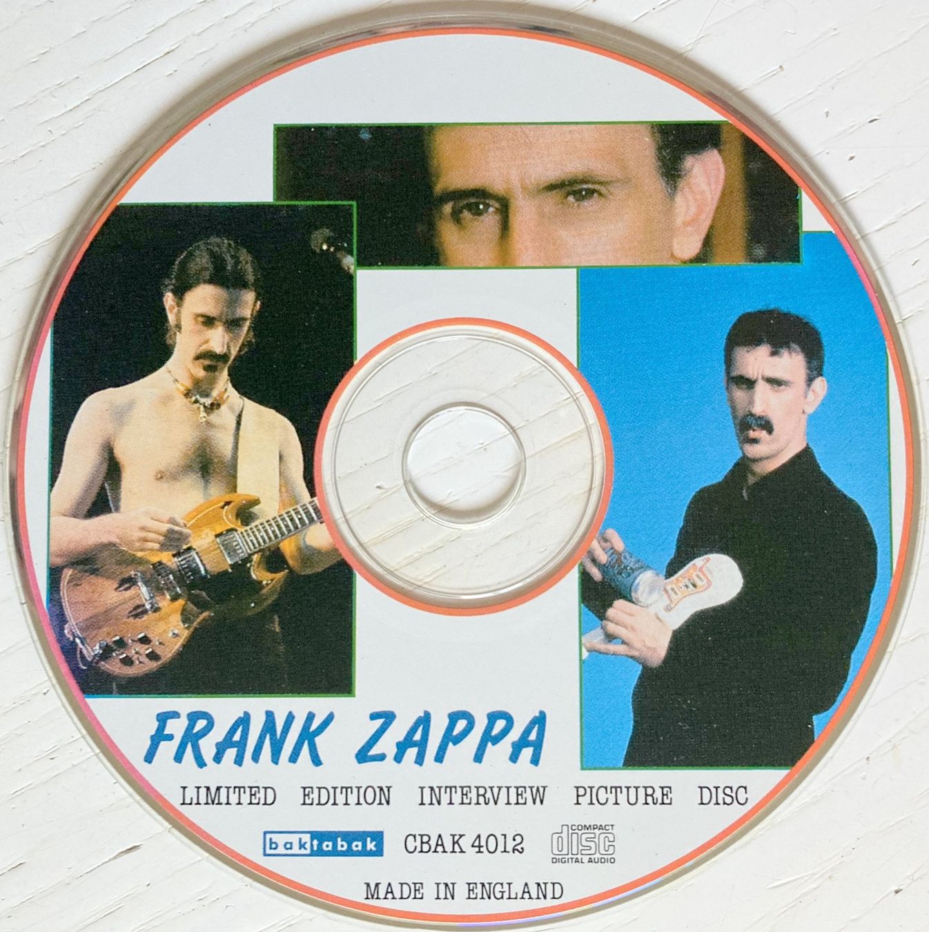 CDs: FRANK ZAPPA - LIMITED EDITION INTERVIEW PICTURE DISC – D'occasion à Bottens par hotter-than-hell 2