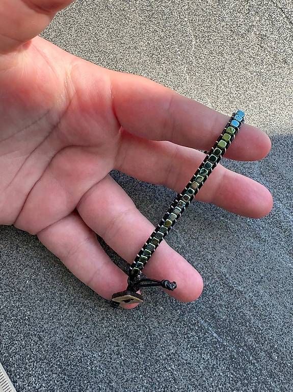 Bracciali & Braccialetti: Bracciale macrame con ematite  – Usato da Salorino venduto da Ann_db 3