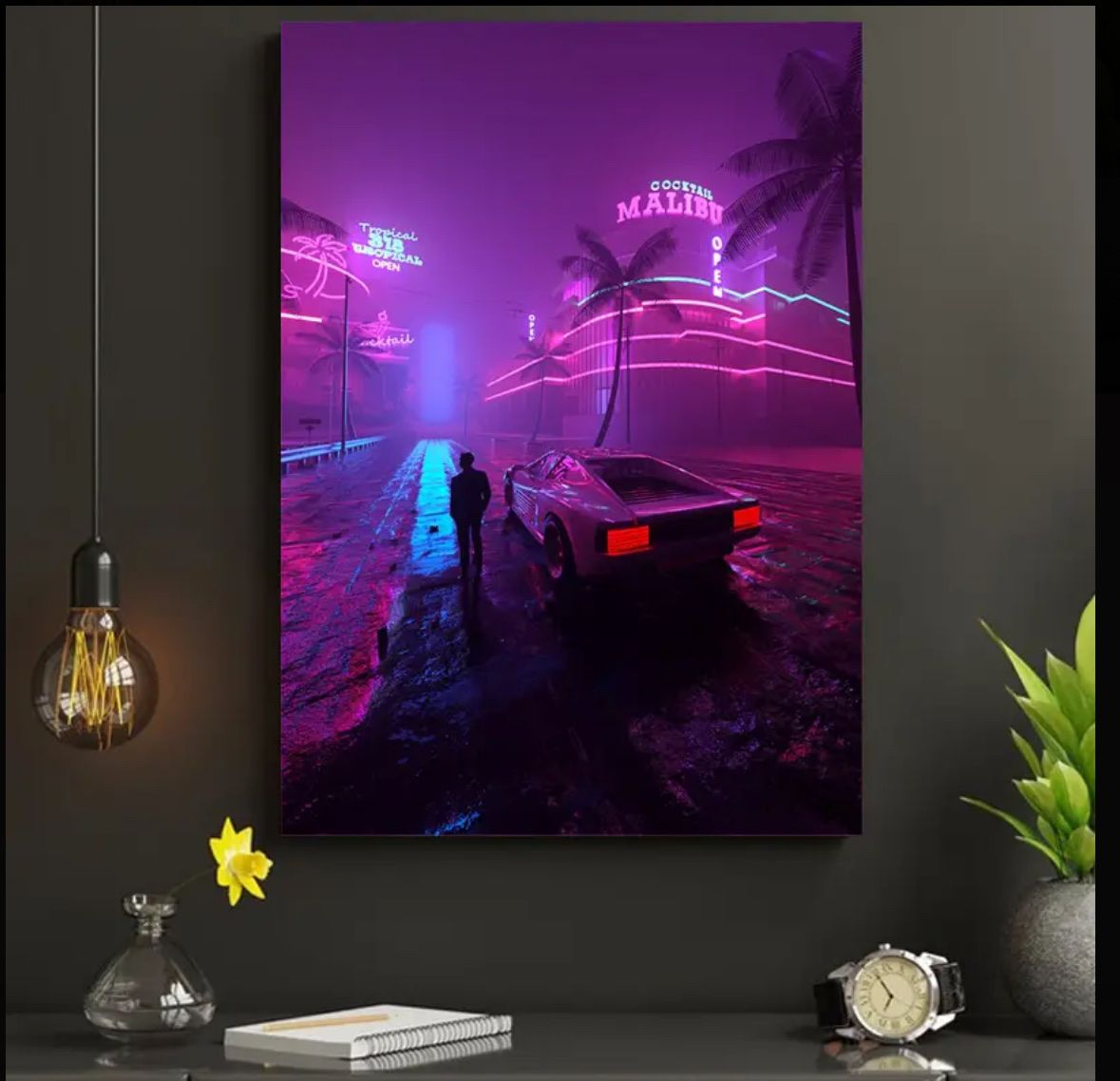 Foto & Immagini: Neon-Stimmung Leinwandbild 50x70cm – Nuovo e nell'imballaggio originale da Oberurnen venduto da jasmin2fel 1