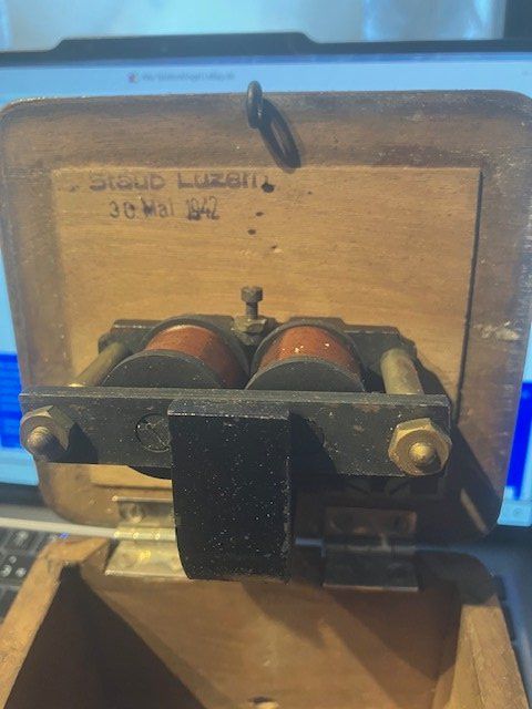 Telefoni: Super Schweizer Telefon Klingel datiert Sept. 1942 – Usato da Horgen venduto da Wasser2 2