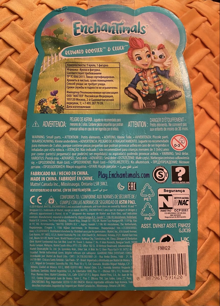 Bambole: Enchantimals 2019 Redward Rooster & Cluck – Nuovo e nell'imballaggio originale da Luzern venduto da LillyOfTheValley 1