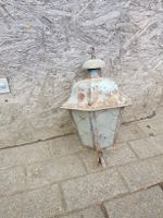 Gartenlampe Rostoptik Lampe Leuchte antik Strassenlampe 