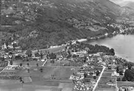 Magliaso (TI) – Panorama aereo del Lago di Lugano G