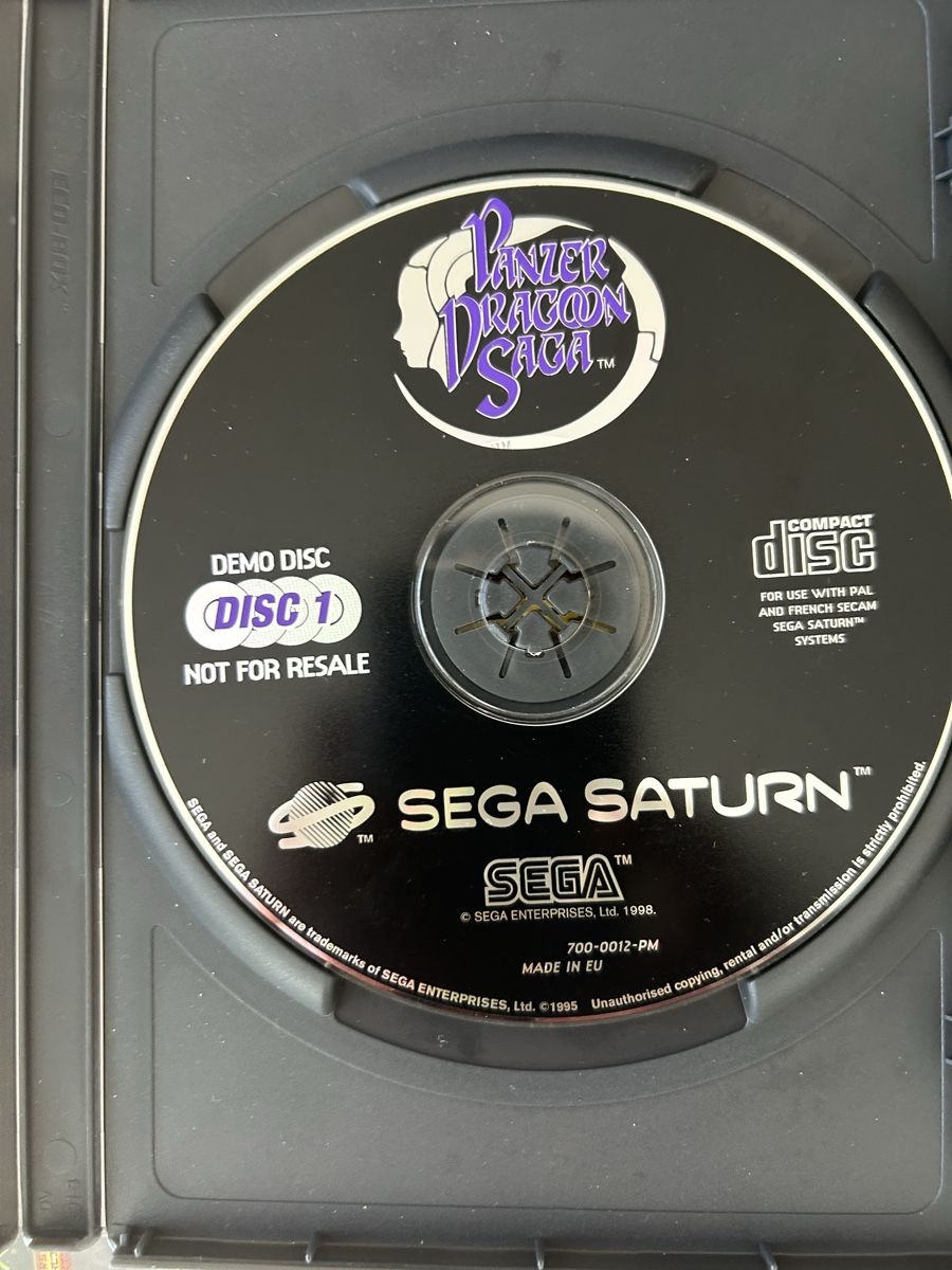 Sega Giochi: Panzer Dragoon Saga Demo Sega Saturn – Usato da Pully venduto da PongDayOne
