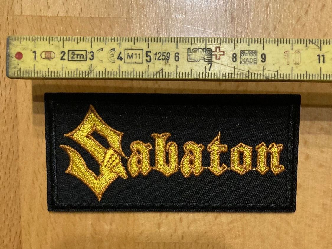 Toppe: Sabaton Patch Sticker Aufnäher Metal Rock Band – Nuovo (secondo la descrizione) da Horn venduto da abutre72