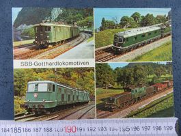 SBB CFF FFS GOTTHARDLOKOMOTIVEN Ae4/6 Re6/6 Ae8/14 Be6/8 URI