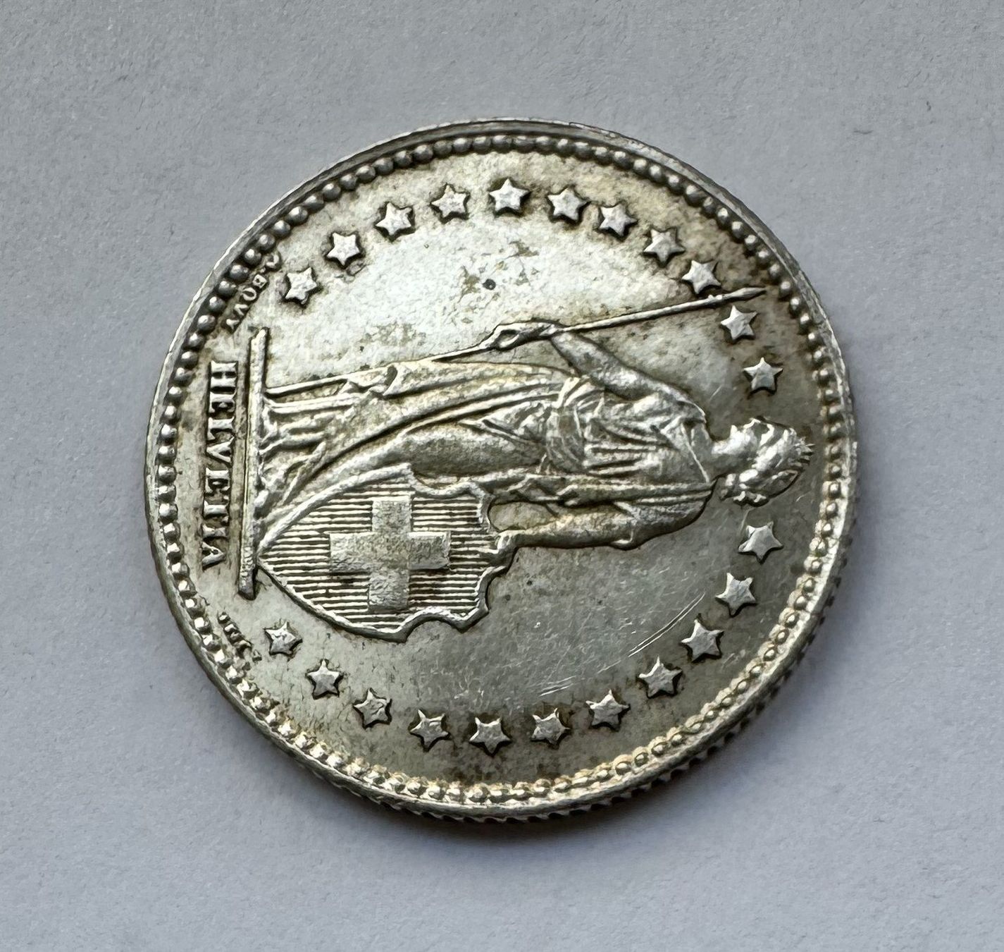 Tutti le monete: 1906 1 Franken unz – Nuovo (secondo la descrizione) da Kirchberg SG venduto da Helveticus00 2