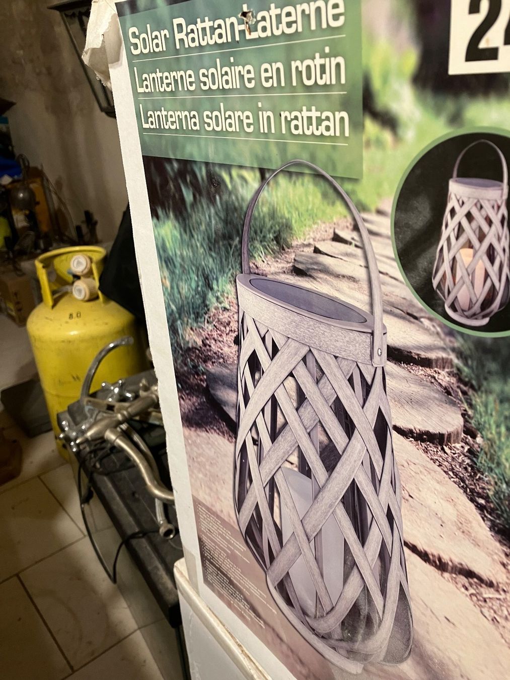 Micasa Lanterne: Zweierset Rattan-Solarlaternen – Nuovo e nell'imballaggio originale da Ostermundigen venduto da bea_pjw9 2