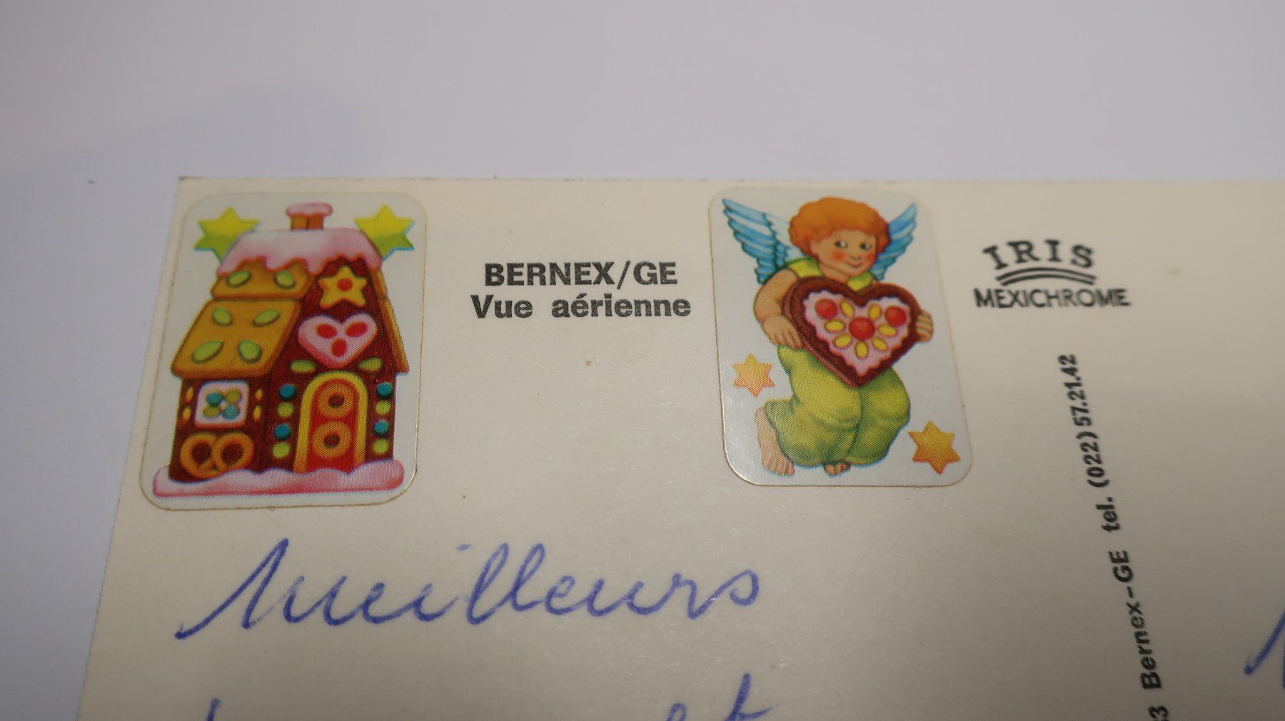 Ansichtskarten: Bernex / GE Vue Aérienne   1982 – Gebraucht aus Cormoret von Pascalll2001 4
