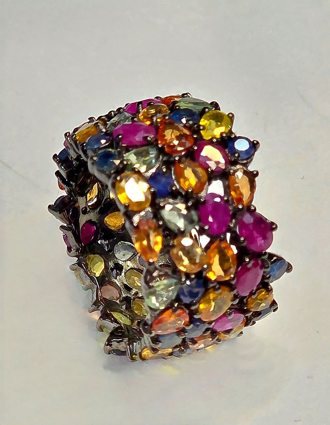 Bagues: Safir Rubin Eternity Fingerring – Neuf (Voir description) à Zürich par adriben 5