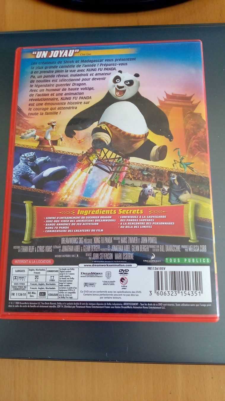 Alle DVDs: DVD Kung Fu Panda Français Anglais – Gebraucht aus Porrentruy von tupatup 6